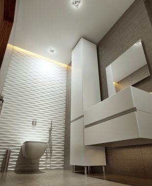 banyo modern tarzı