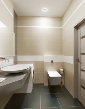 modern tarzda bir banyo 