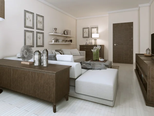 Sala de estar em estilo contemporâneo . — Fotografia de Stock