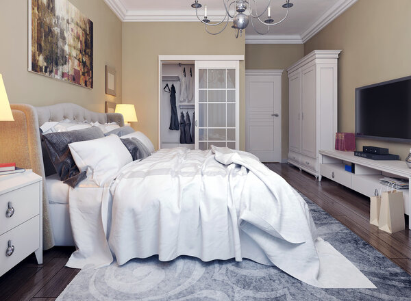 Спальня в стиле неоклассицизма
