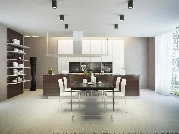 Kitchen contemporary style — Stock Photo, Image