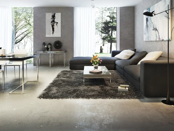 Modernes Interieur im Wohnzimmer — Stockfoto