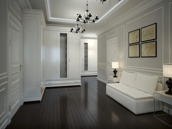 art deco tarzında iç hall