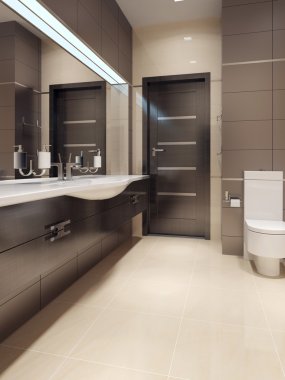 banyo modern tarzı 