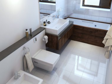 banyo modern tarzı