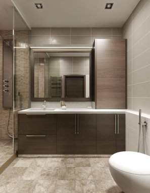 banyo modern tarzı
