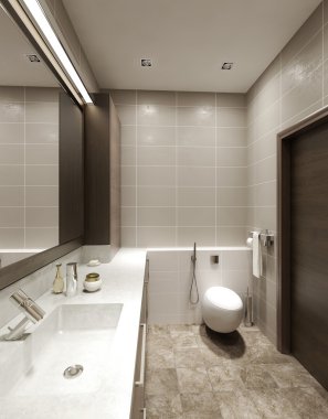 banyo modern tarzı