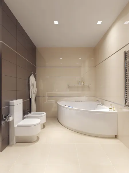 Banyo modern tarzı — Stok fotoğraf