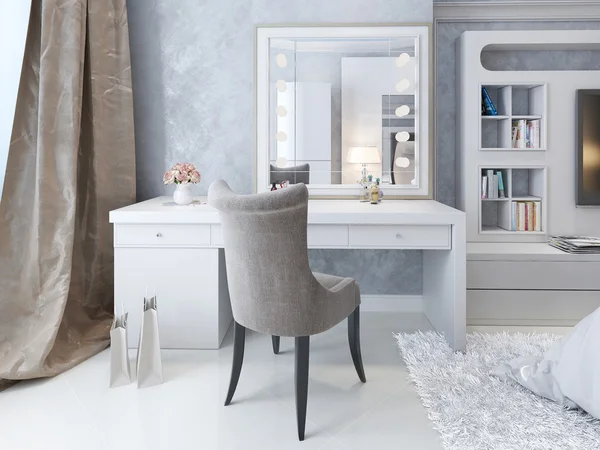 Luxe slaapkamer interieur — Stockfoto