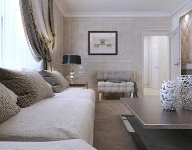 oturma odası klasik stili