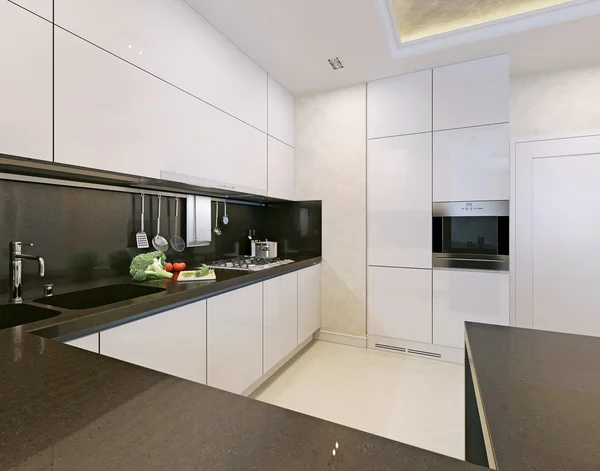 Keuken interieur, moderne stijl — Stockfoto