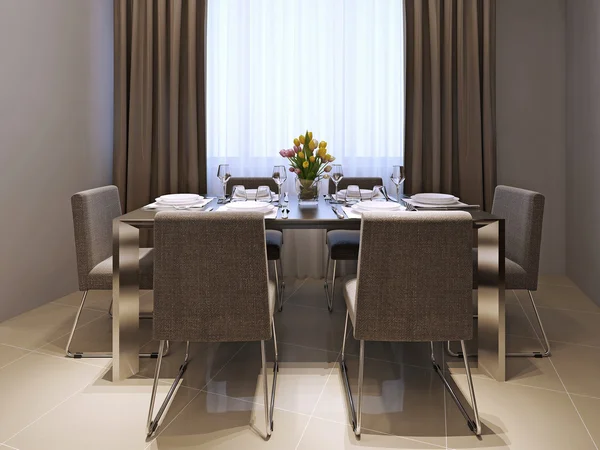 Cozinha sala de jantar em estilo moderno — Stockfoto
