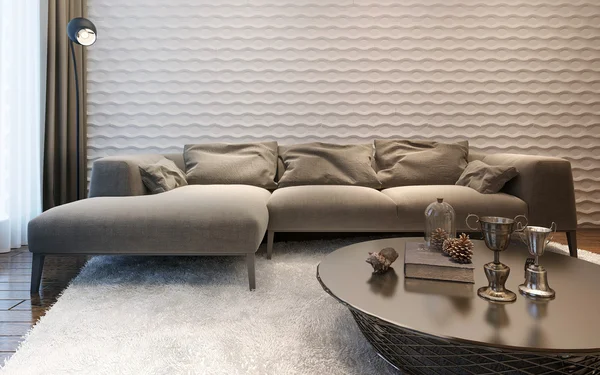 Living room in a modern style — Stock Image Living room in a modern style Stock Image