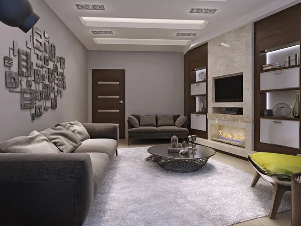 Living room in a modern style — Stock Image Living room in a modern style Stock Photo