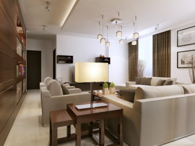 Oturma odası modern iç