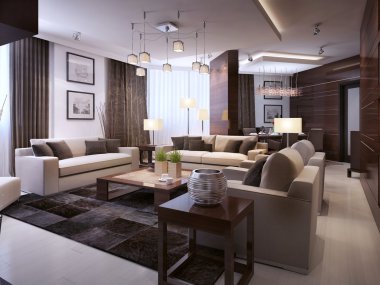 Oturma odası modern iç