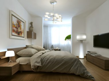 yatak odası modern iç