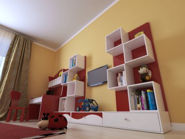 Çocuk odası modern bir tarzda