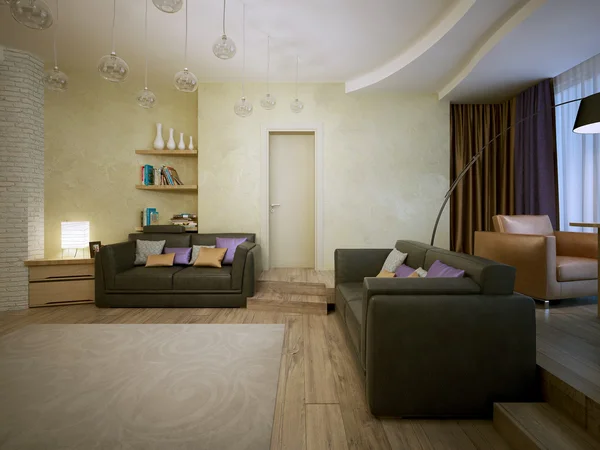 Living room modern style — Stock Photo, Image