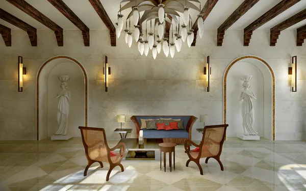 Lobby spa style oriental — Photo