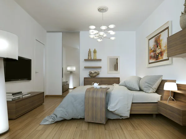 Bedroom modern interior — Stock Photo, Image