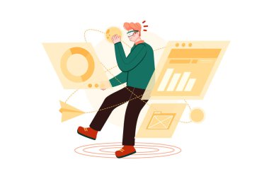 Modern teknolojiyi deneyimleyen insanlar.