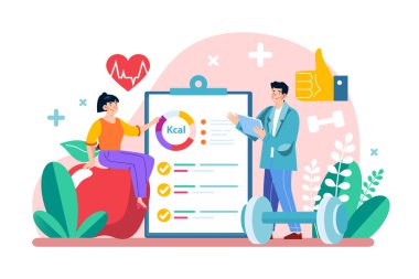 People living a healthy lifestyle