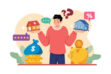 Man confused about choosing a house