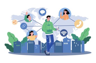 Sosyal medya ağı akış şemasını çevrimiçi aramalara bağla.