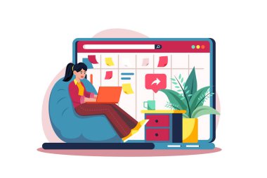 Çalışanlar iş planı yapıyor.