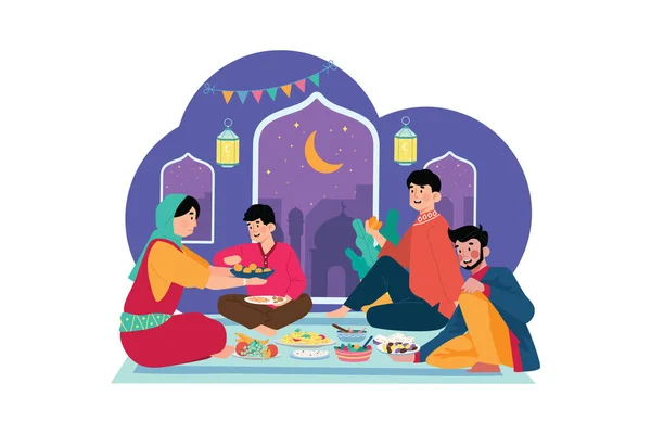 Diwali Celebration Εικονογράφηση Έννοια Μια Επίπεδη Απεικόνιση Που Απομονώνεται Λευκό — Διανυσματικό Αρχείο