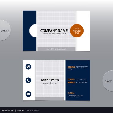 vektör soyut kartvizit. 