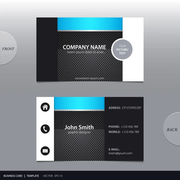 矢量抽象名片. — 图库矢量图片