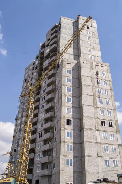 House construction, crane — Stock Photo, Image