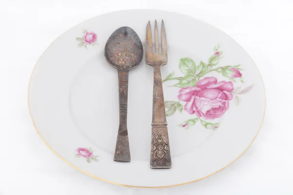 Vintage çatal bıçak takımı