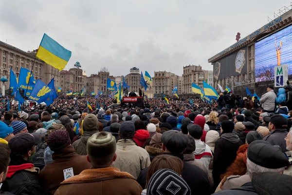 Kijów, Majdan, 1 grudnia Obrazy Stockowe bez tantiem