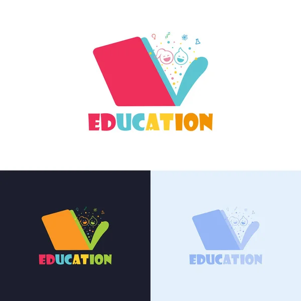 Education Logo Icon Design Child Education Logo Template —  Vetores de Stock