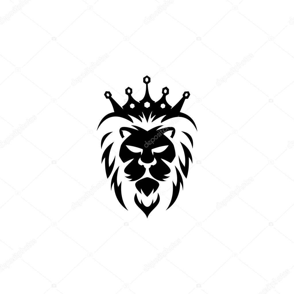 lion logo design vector template, for our business.