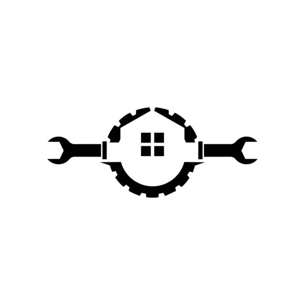 Construction Building Logo Icon Design Vector Buildings Real Estate Vector — Stockový vektor