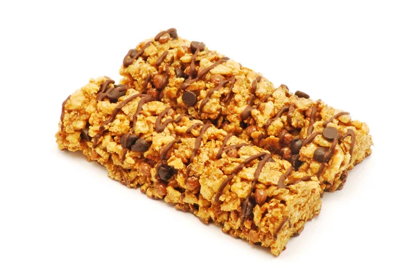 Cereal bar with chocolate — Stock Photo, Image