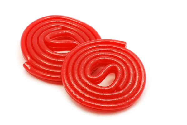 Red spiral jellies — Stock Photo, Image