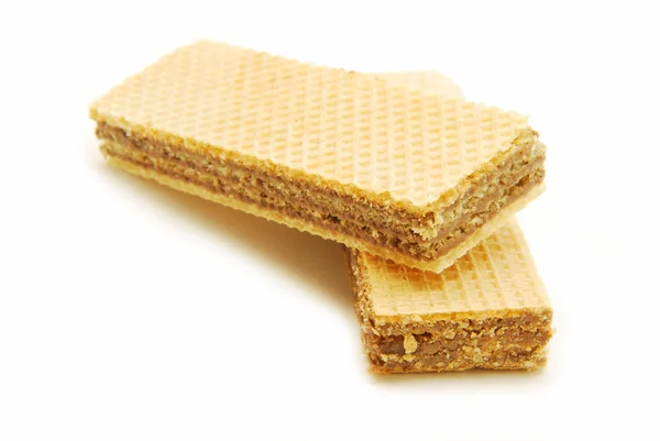 Wafers with hazelnuts — Stock Photo, Image