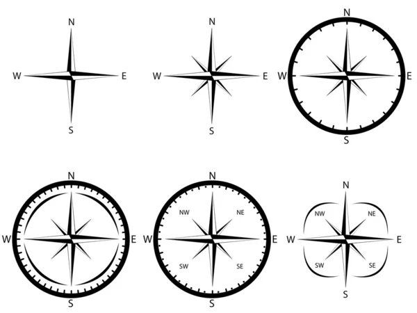 Compass illustration — Stock Vector