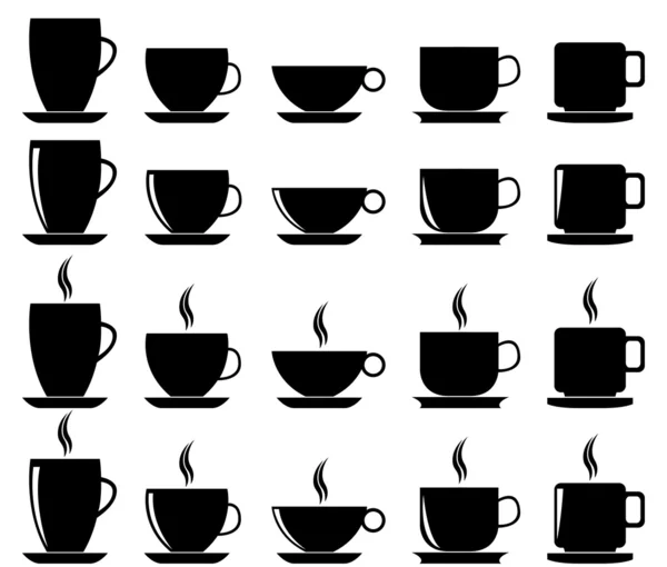 Kaffekoppar — Stock vektor