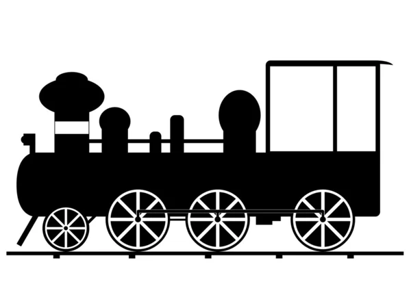 Locomotive — Image vectorielle