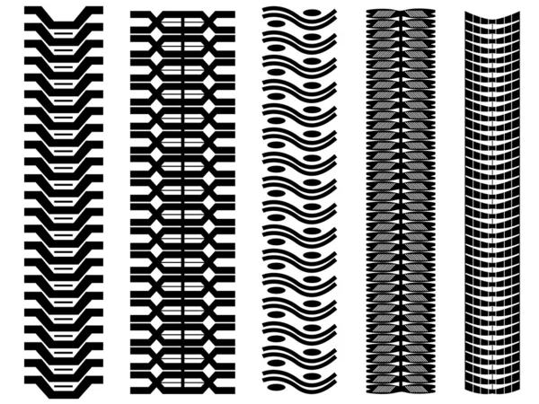 Pistas de neumáticos — Archivo Imágenes Vectoriales