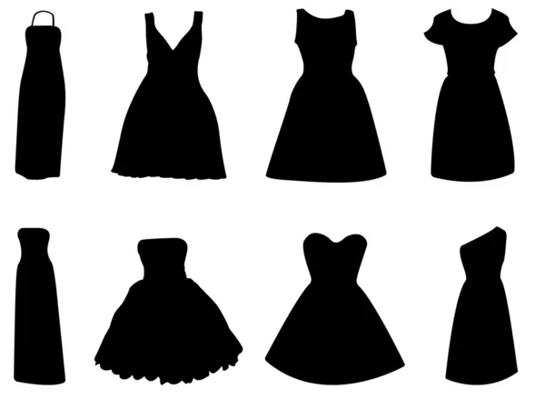 Γυναικείο φόρεμα — Διανυσματικό Αρχείο