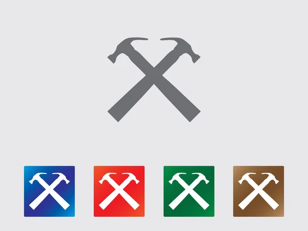 Hammer icon — Stock Vector