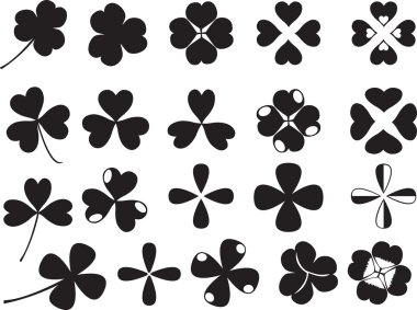 Clover collection clipart