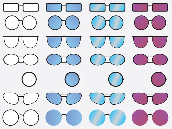 Gafas — Vector de stock